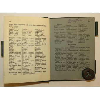 WW1 Duits-Russisch en Duits -Polish Military Phrasebook. Espenlaub militaria